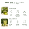 Happy Valley Pure Green Tea brewed tea serving suggestion
