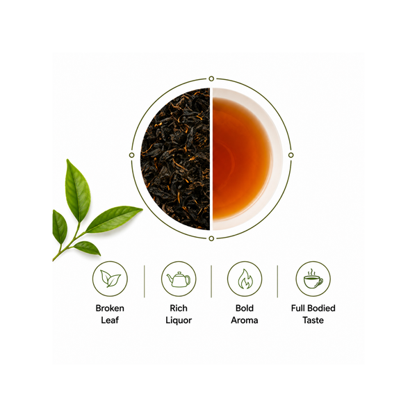Darjeeling Black Tea Second Flush Brokens Loose Tea (100 G)