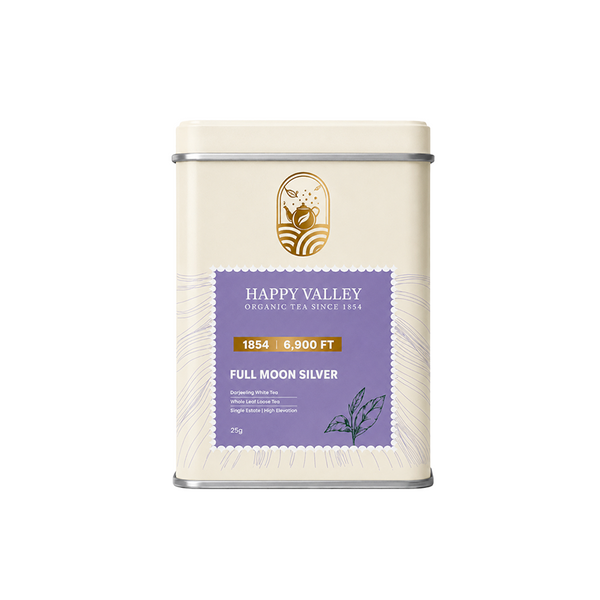 Full Moon Silver – Speciality Darjeeling White Tea product packaging