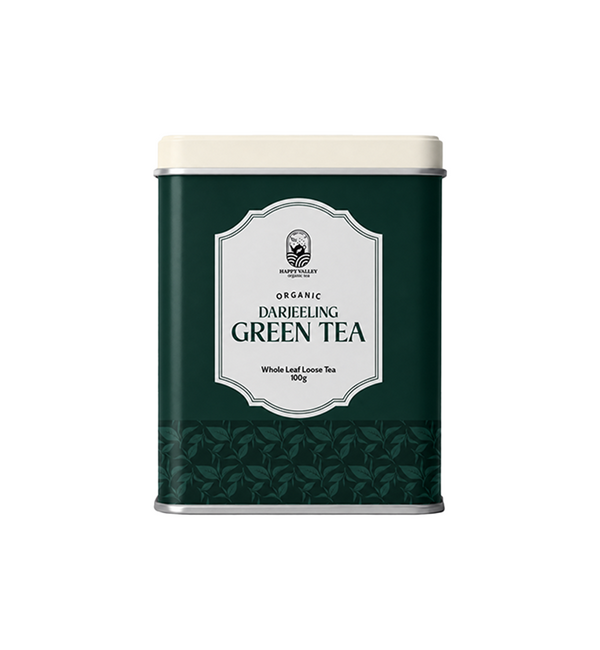 Organic Darjeeling Green Tea Whole Leaf Loose Tea product packaging