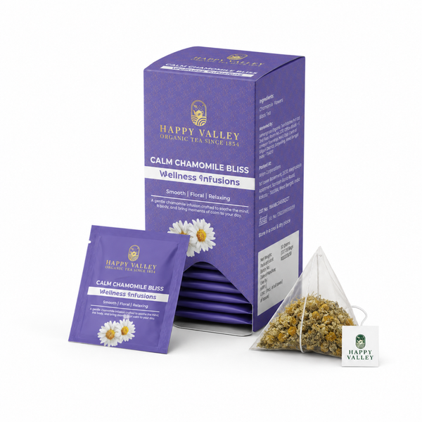 Happy Valley Calm Chamomile Bliss product packaging