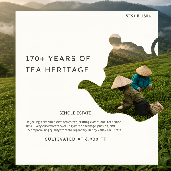Happy Valley Assam Tea brewed tea serving suggestion