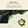 First Light First Flush Darjeeling Green Tea – Whole Leaf loose tea leaves and prepared infusion