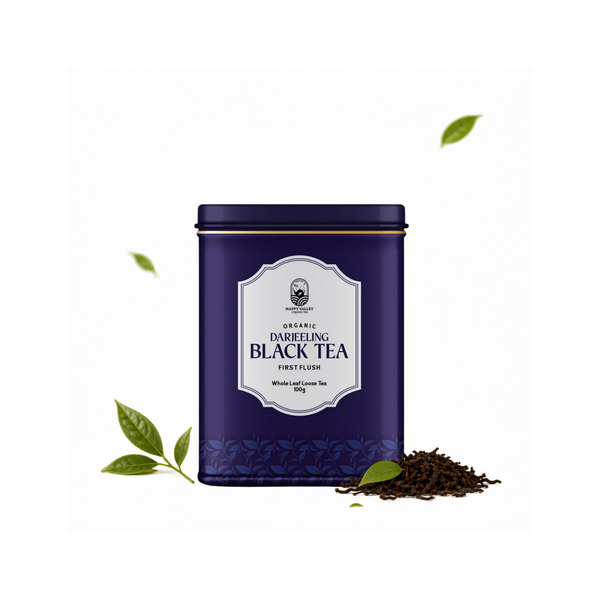 Organic Darjeeling Black Tea First Flush Whole Leaf Loose Tea (100 G)