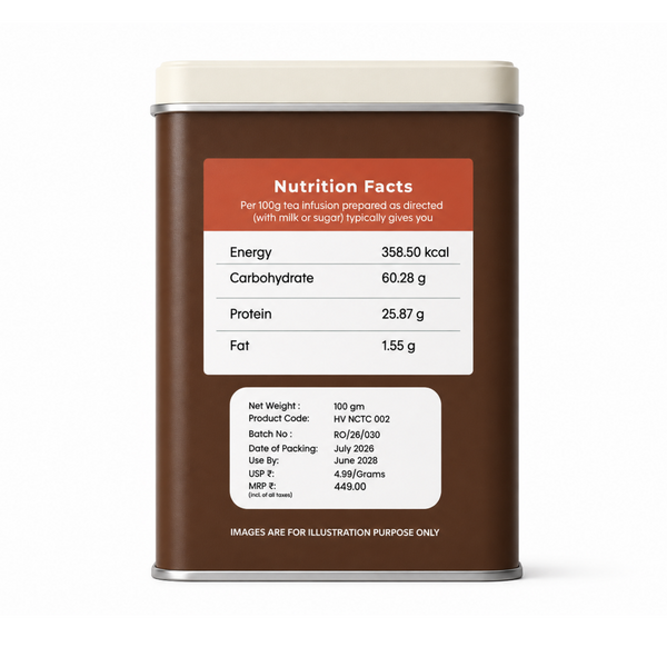 Masala Chai – Spiced Assam CTC Black Tea 100g